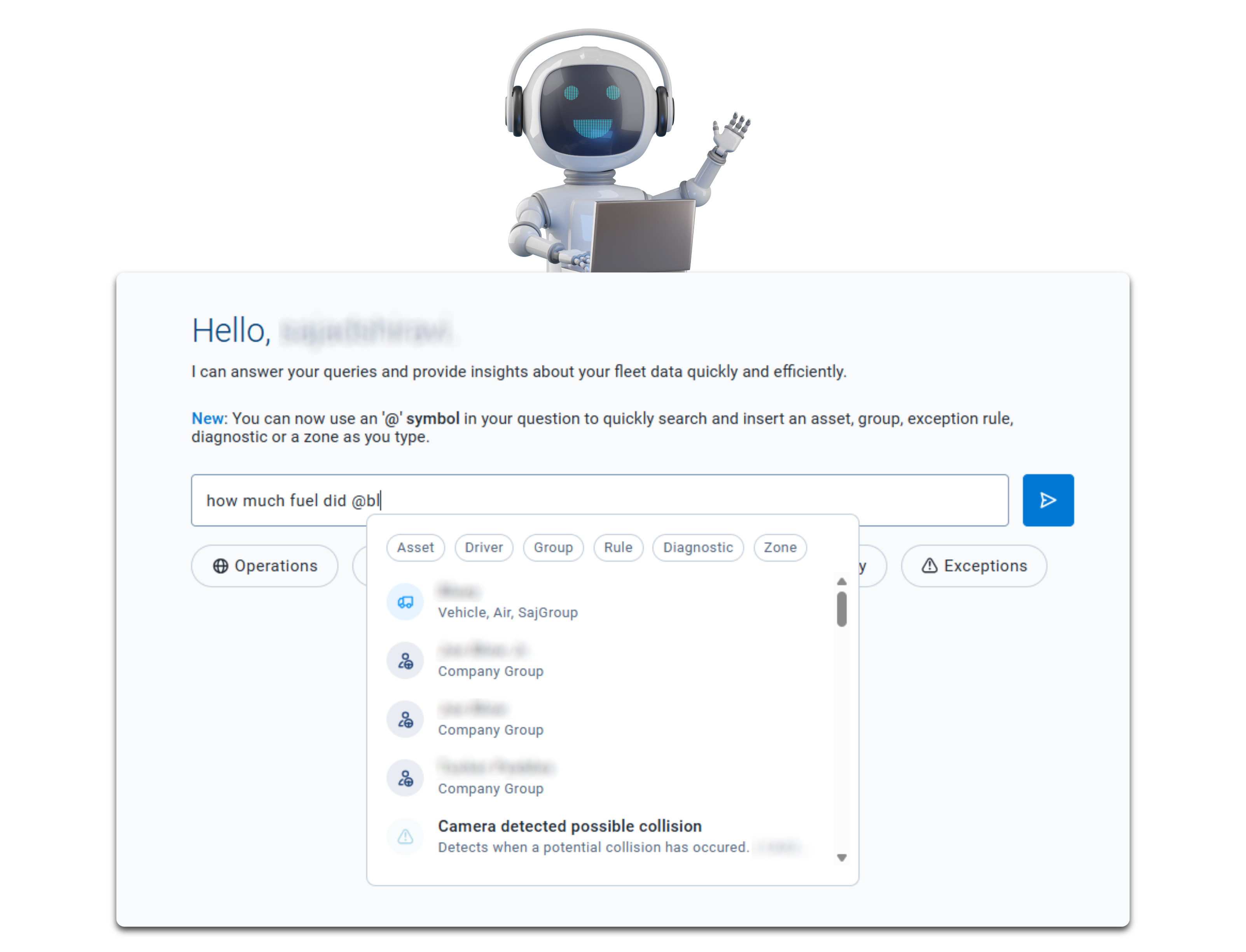 Geotab Ace AI fleet assistant with MyGeotab dashboards