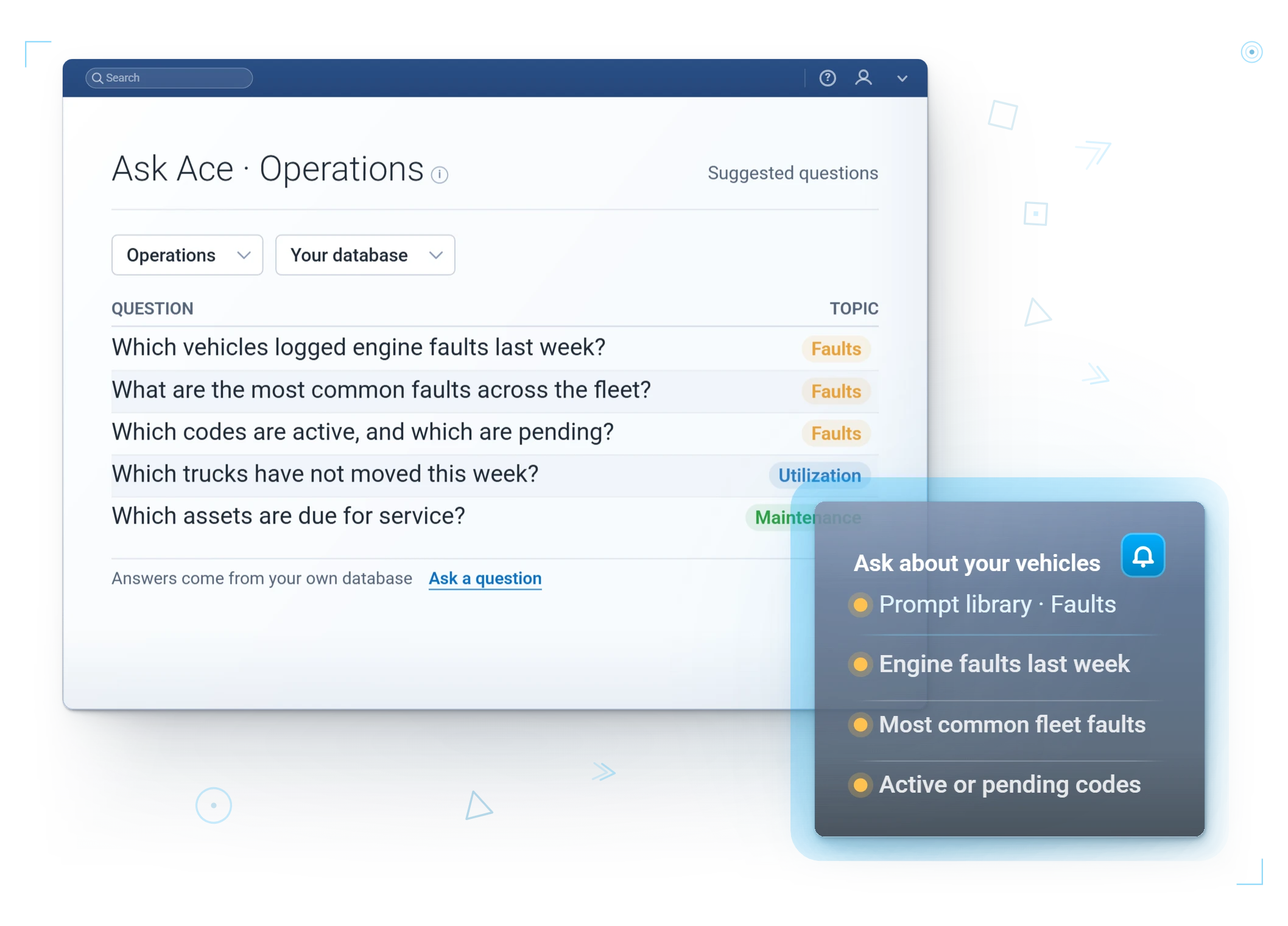Geotab Ace · operations and maintenance