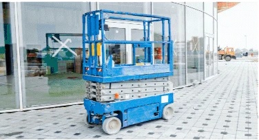 Scissor lift tracked with GO Anywhere